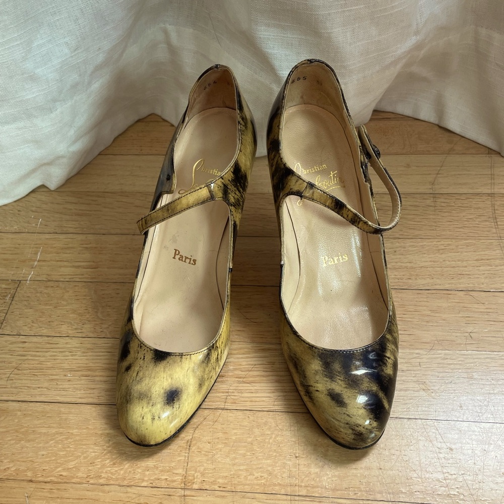 Christian Louboutin Leopard high heels